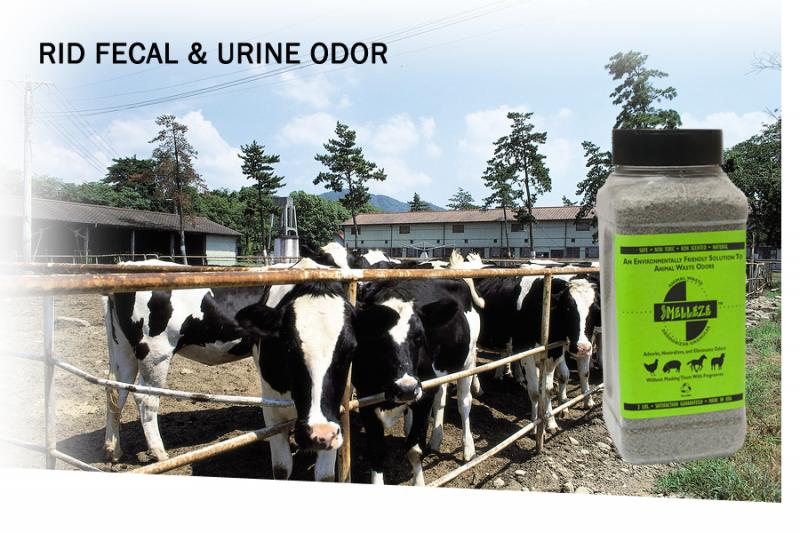 SMELLEZE Eco Animal Waste Odor Removal Deodorizer: 50 lb. Granules Rid Stench
