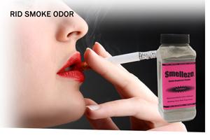 SMELLEZE Natural Ashtray Smell Remover Deodorizer: 2 lb. Granules Rids Smoke Stench