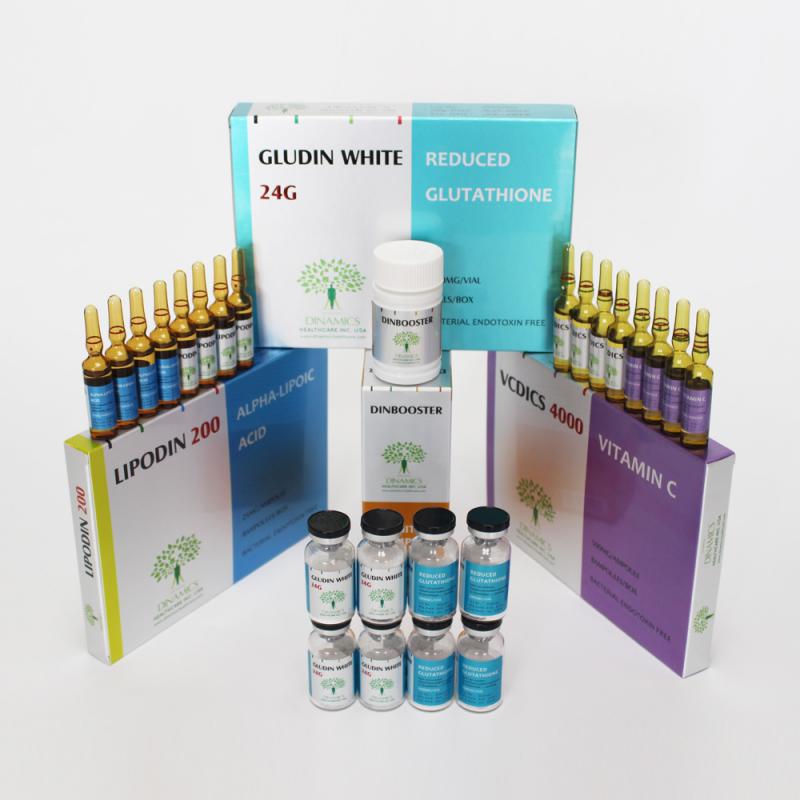 Gludin White 24G Skin Whitening Package with Dinbooster 