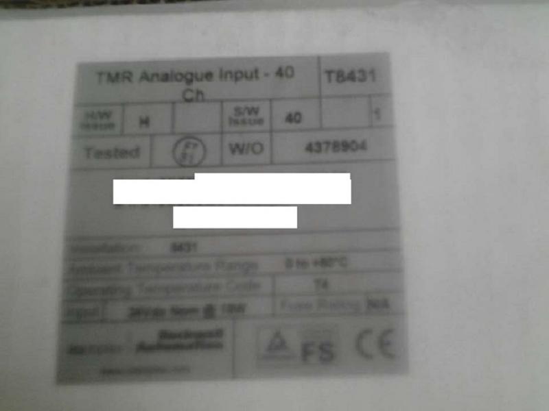 T8431 Analogue input module