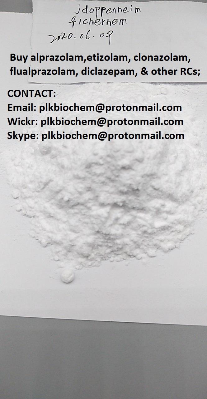 Alprazolam for sale online, CAS: 28981-97-7, xanax; (plkbiochem@protonmail.com)