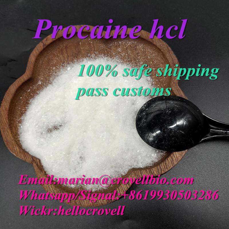 Procaine hcl factory benzocaine,Lidocaine large stock with safe shipping Whatsapp+8619930503286