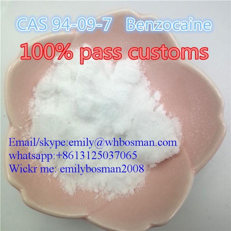 Safe Shipment to RU,USA,AU,EU,CAS 94-09-7 Benzocaine, whatsapp:+86 13125037065