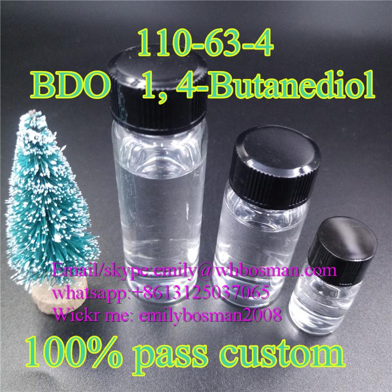 Safe Shipment to RU,USA,AU,EU,CAS 110-63-4  BDO / 1, 4-Butanediol , whatsapp:+86 13125037065