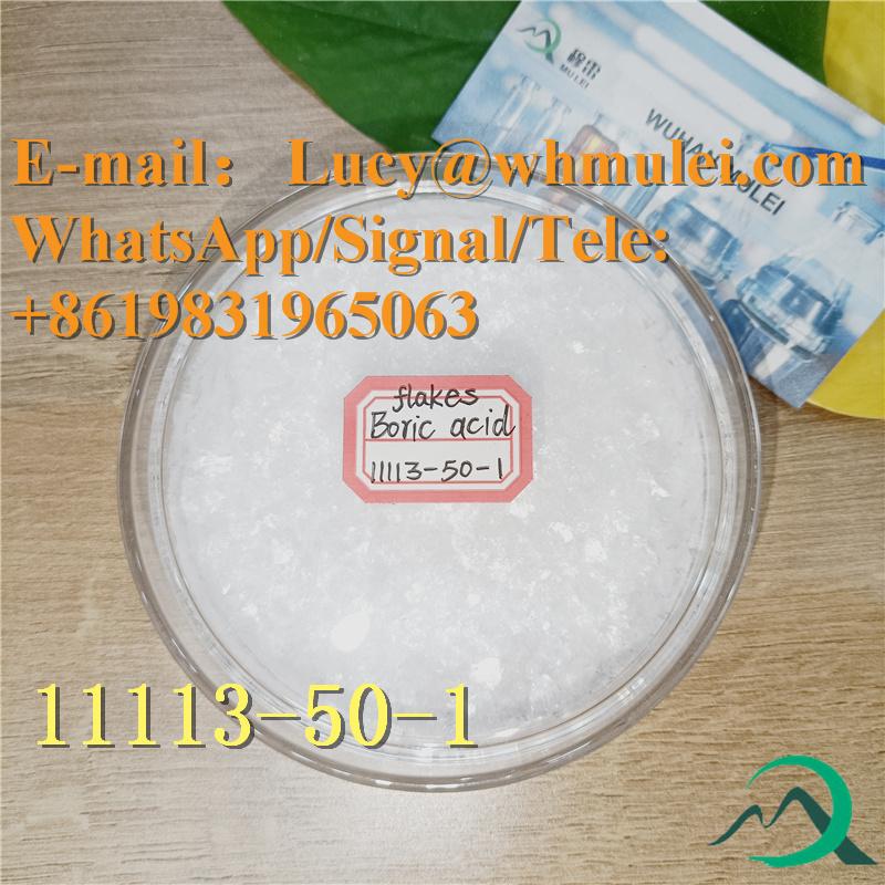 Boric Acid Flakes 11113-50-1 Anti-Infective Drugs China Factory Price