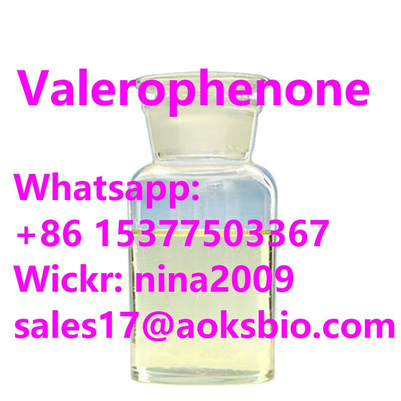 Whatsapp: +86 15377503367 1-Phenyl-1-pentanone  Valerophenone liquid Pyrrolidine  123-75-1 