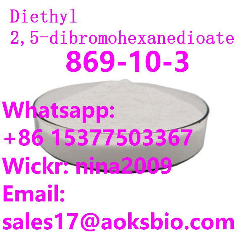Whatsapp: +86 15377503367 Good Quality Diethyl 2,5-dibromohexanedioate powder CAS 869-10-3  Safety Delivery to Russia Ukraine