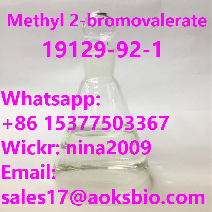 Whatsapp: +86 15377503367 CAS 19129-92-1 Methyl 2-bromovalerate Liquid Safety Delivery to Canada USA UK 