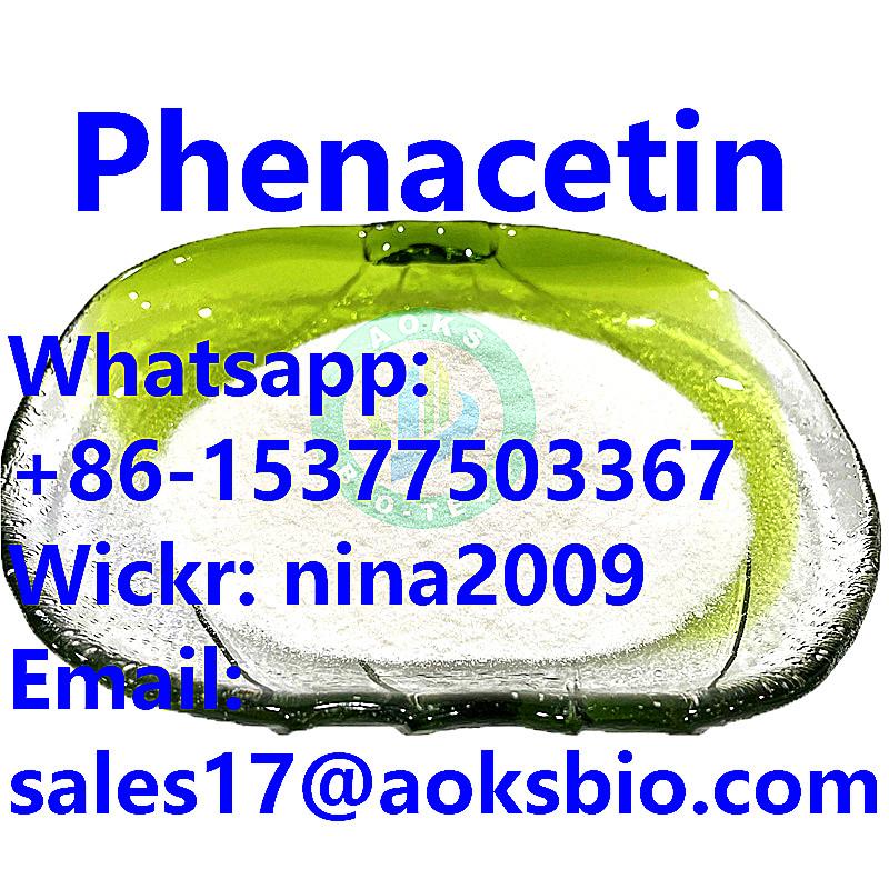 Whatsapp: +86 15377503367 Cheap Price High Purity 99% Shiny powder phenacetin Supplier