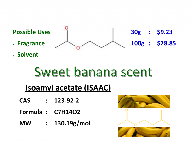 100g Isoamyl acetate (banana oil)