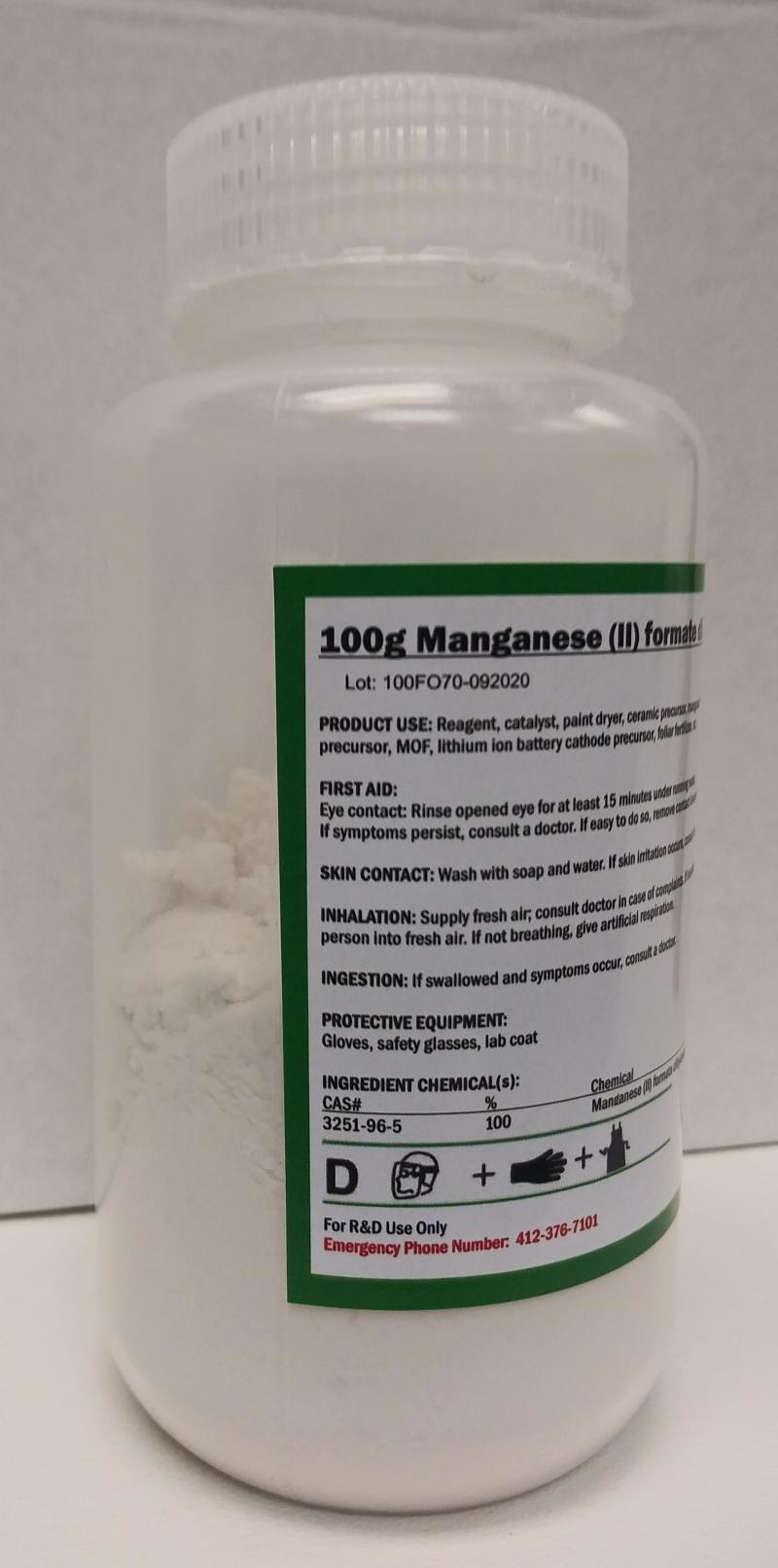 100g Manganese (II) formate dihydrate