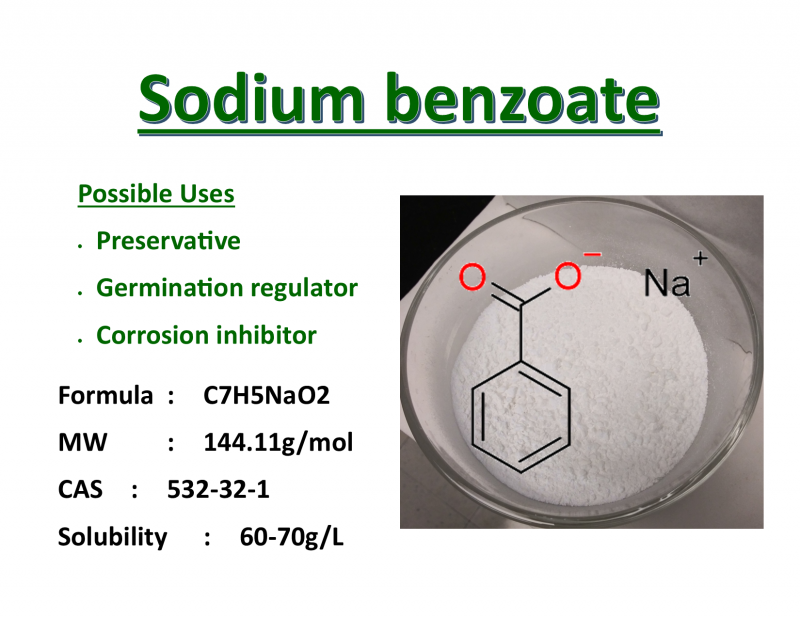 100g Sodium benzoate