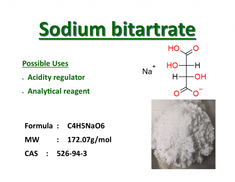  100g Sodium bitartrate