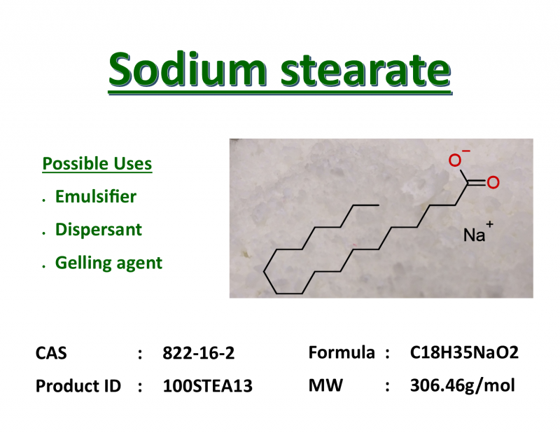 100g Sodium stearate