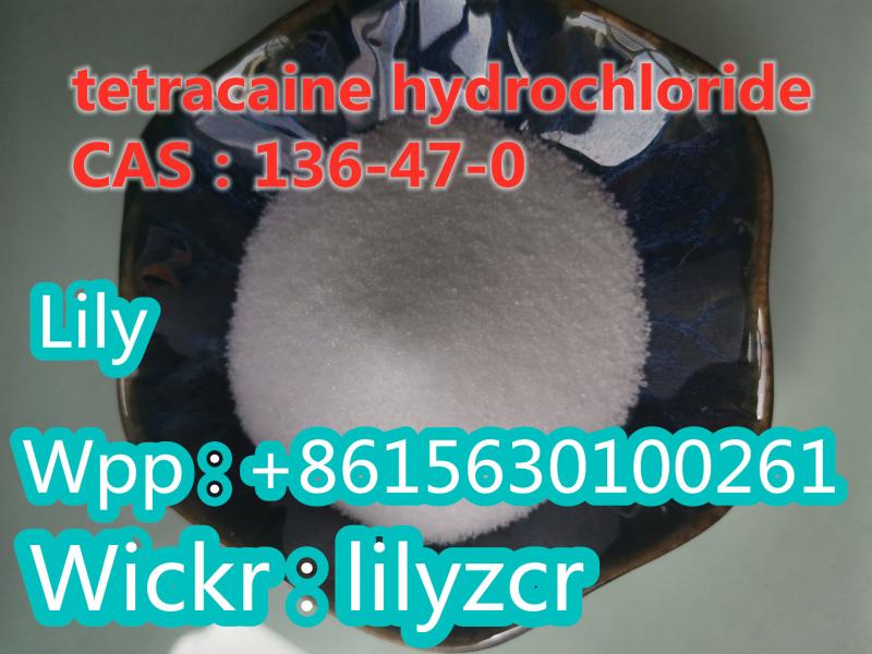 tetracaine hydrochloride   CAS:136-47-0   Whatsapp:+8615630100261  Wickr:lilyzcr