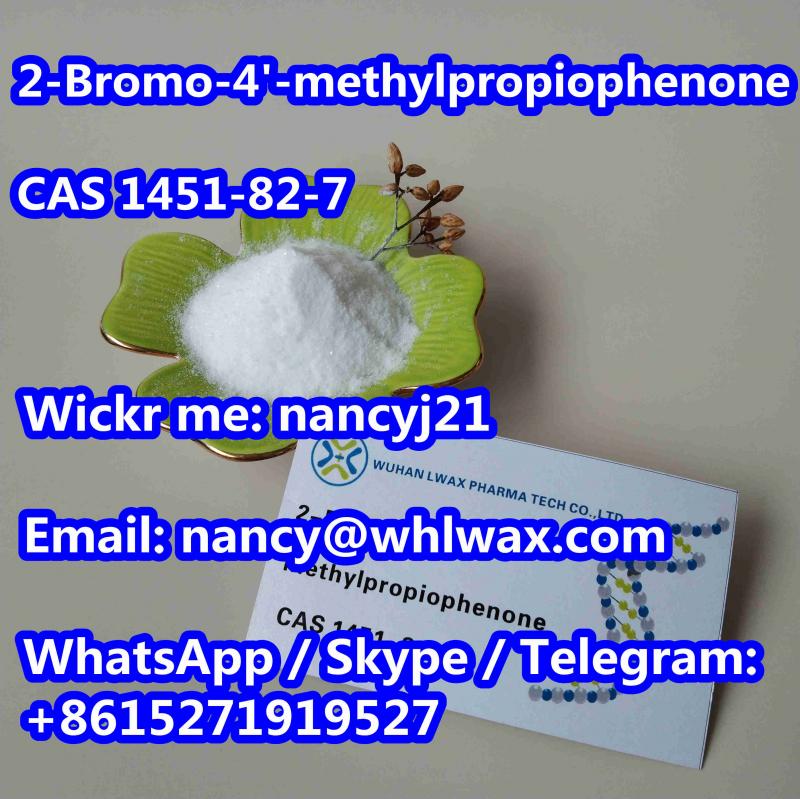 2-Bromo-4'-methylpropiophenone; CAS 1451-82-7; WhatsApp / Skype me +8615271919527; Email me nancy@whlwax.com; Wickr me nancyj21