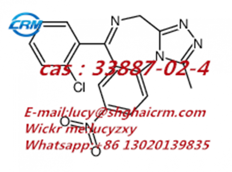 6-(2-chloro-phenyl)-1-methyl-8-nitro-4H-benzo[f][1,2,4]triazolo[4,3-a][1,4]diazepine