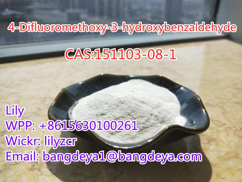 4-Difluoromethoxy-3-hydroxybenzaldehyde   CAS:151103-08-1   WPP:+8615630100261  Wickr:lilyzcr