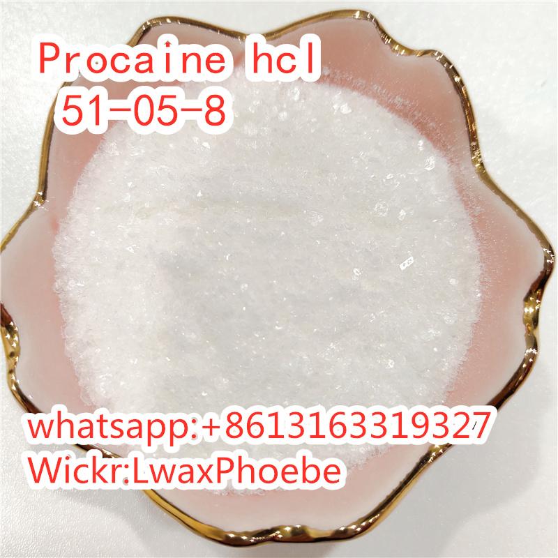 100% Safety Delivery Procaine hcl Powder CAS 51-05-8 phoebe@whlwax.com