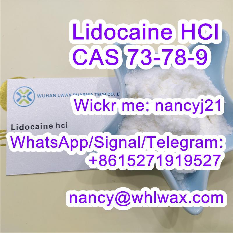 Free Customs Clearance Lidocaine HCl CAS 73-78-9 Wickr nancyj21