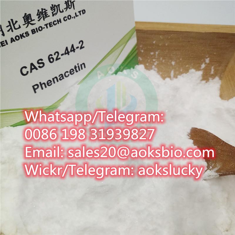 phenacetin powder CAS 62-44-2 Shiny crystal phenacetin