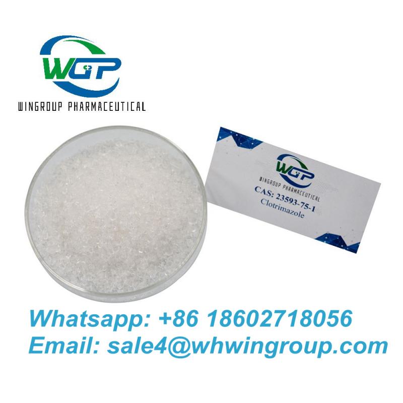 China Manufacturer Supply Top Quality Purity 99% Clotrimazole CAS:23593-75-1 with Safe Delivery to Canada/Australia Whatsapp:+86 18602718056