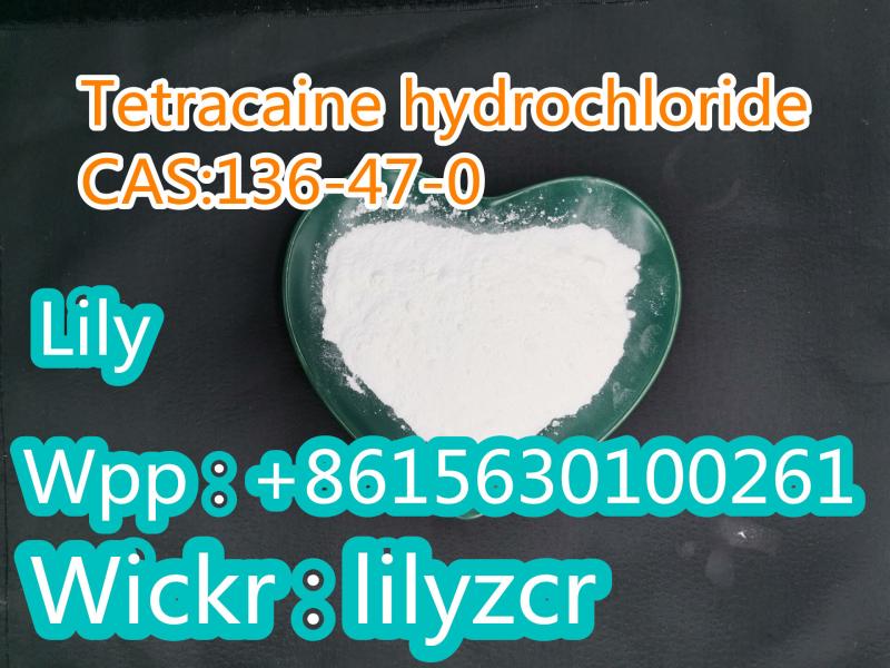 tetracaine hydrochloride   CAS:136-47-0   Whatsapp:+8615630100261  Wickr:lilyzcr