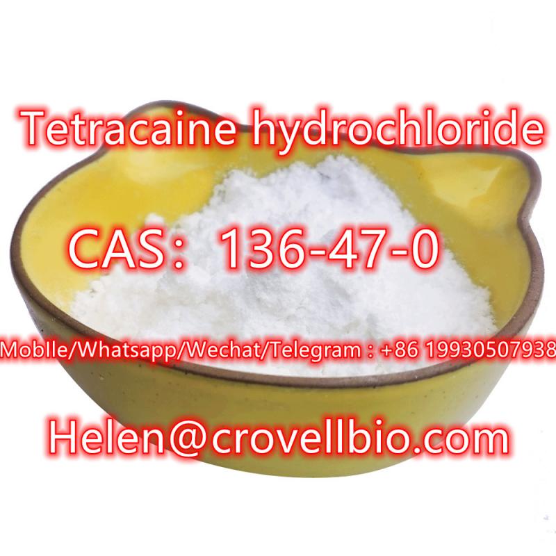 +8619930507938 Hot Selling Large inventory supply Tetracaine hydrochloride CAS 136-47-0