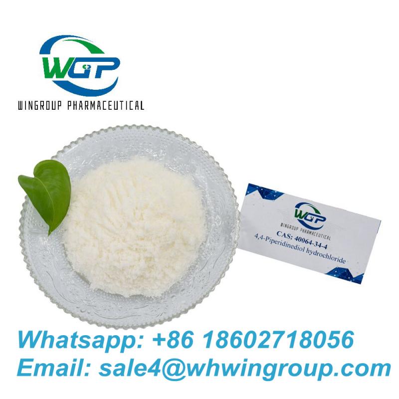 China Manufacturer Supply Top Quality 4,4-Piperidinediol hydrochloride CAS:40064-34-4 to Russia/Ukraine/USA/Australia Whatsapp:+86 18602718056