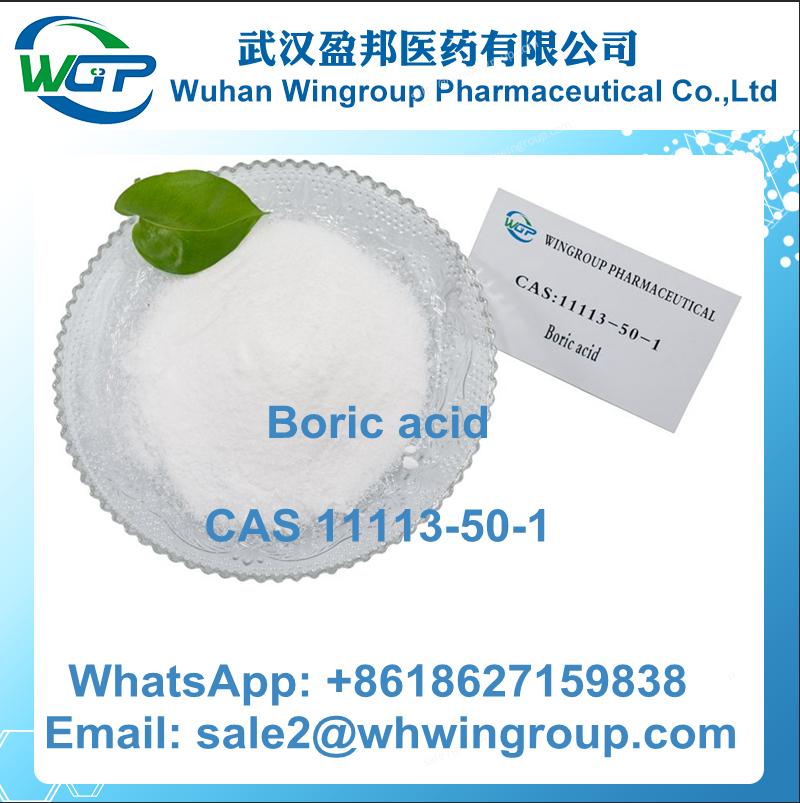 WhatsApp  +8618627159838 Boric acid CAS 11113-50-1  Factory Supply with Safe Delivery