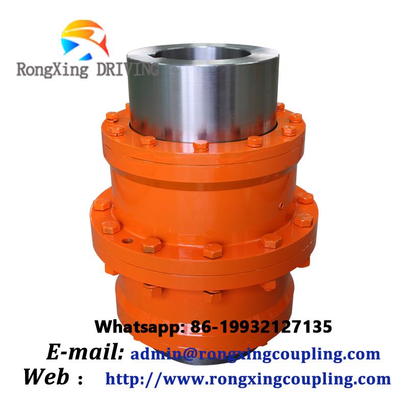  EPT customized stainless steel flexible gear coupling,gear coupling for crane drum disc shaft coupling