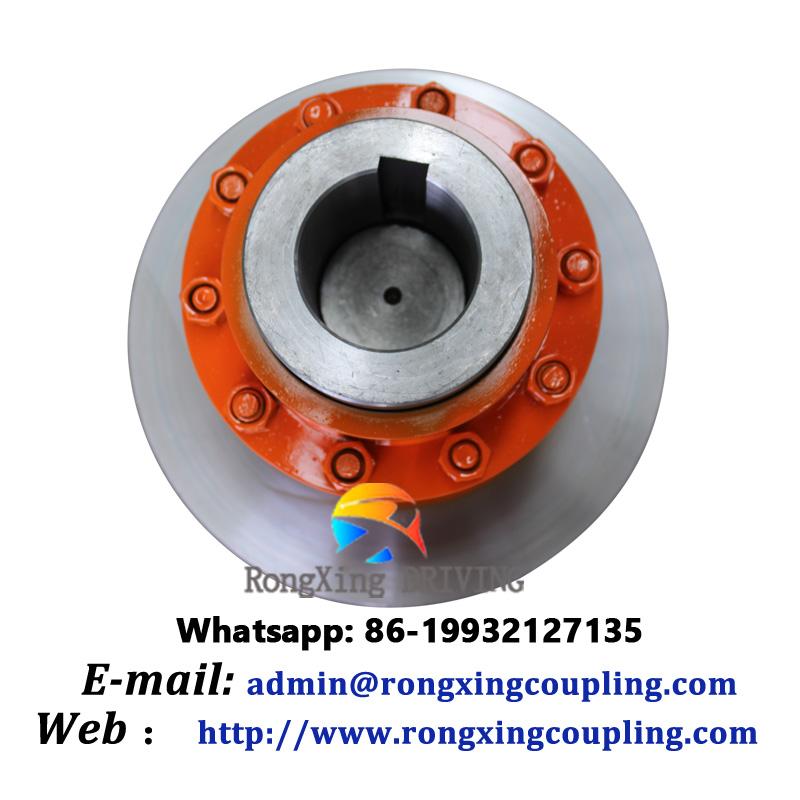 Densen customized GIICL7 type curved tooth gear couplings,crane gear coupling,drum gear shaft coupling