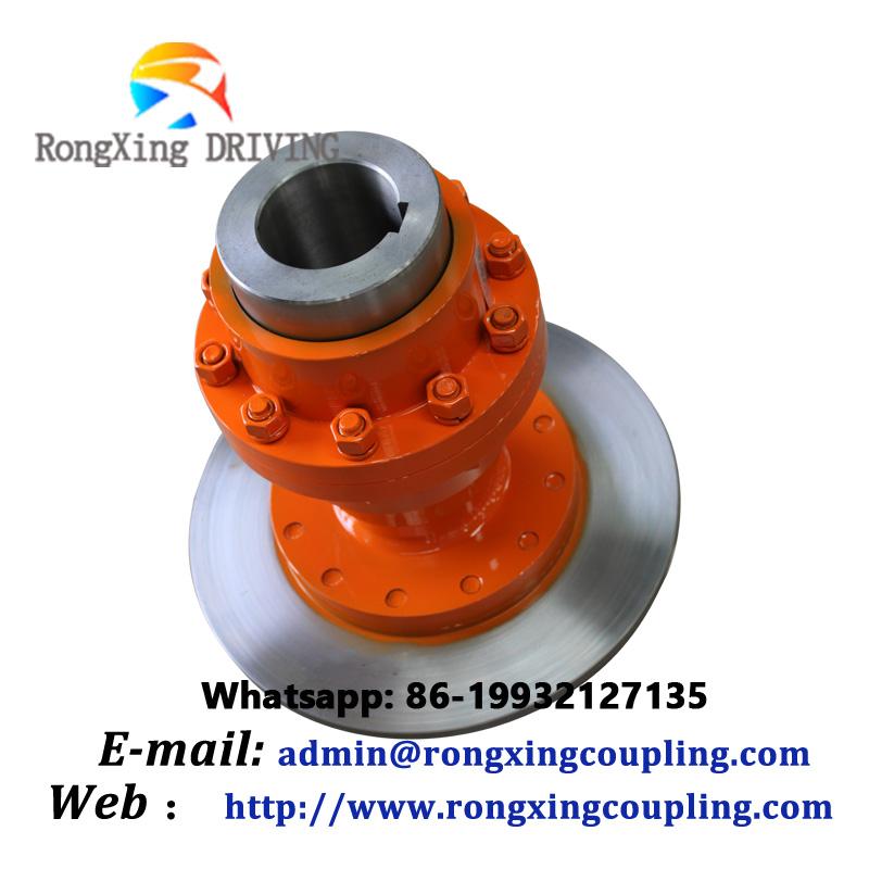 Cast Iron Flexible Pin Rubber Elastic Shaft Coupling with flange straight bore FCL 140 FCL 280