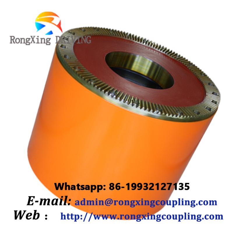  EPT customized stainless steel flexible gear coupling,gear coupling for crane drum disc shaft coupling