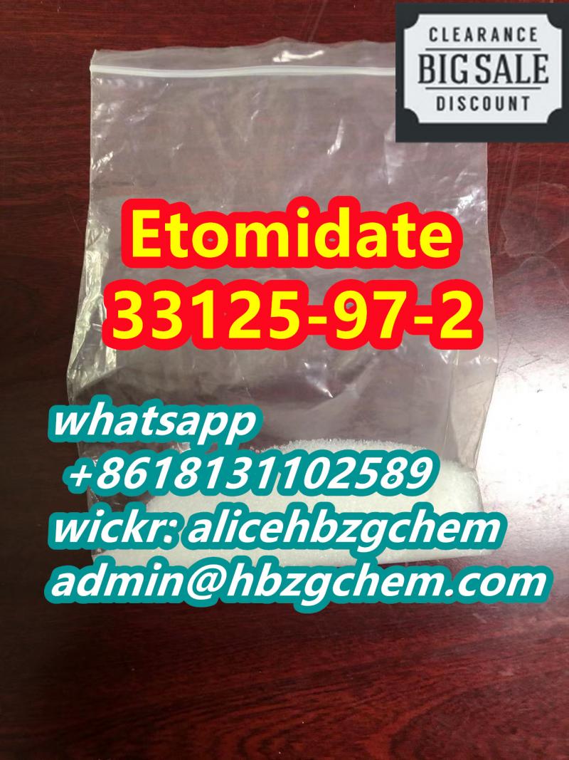 Etomidate cas 33125-97-2 9 whatsapp+8618131102589