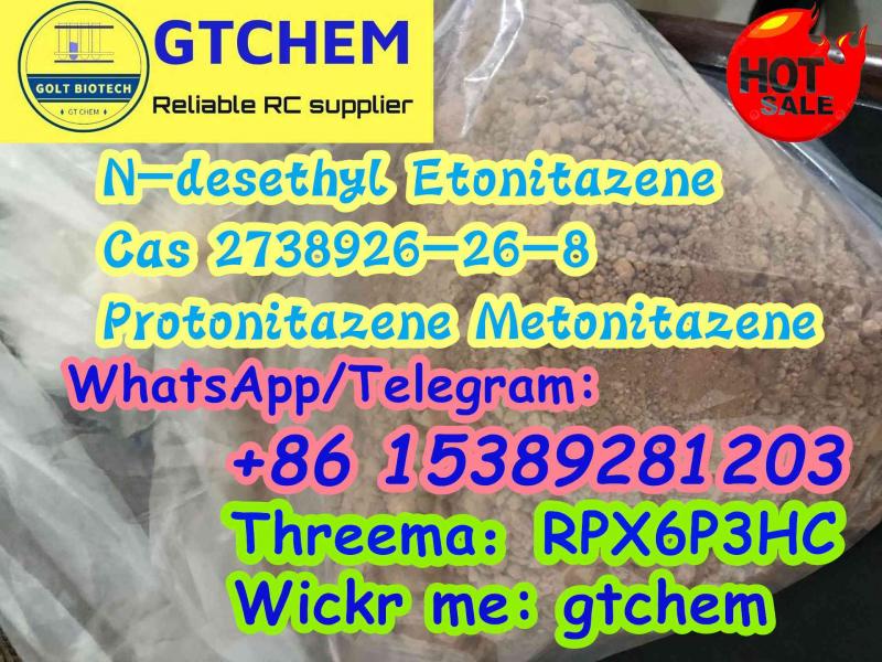 Fent analogues N-desethyl Etonitazene Cas 2738926-26-8 buy Protonitazene Metonitazene powder supplier WAPP/teleg:+8615389281203