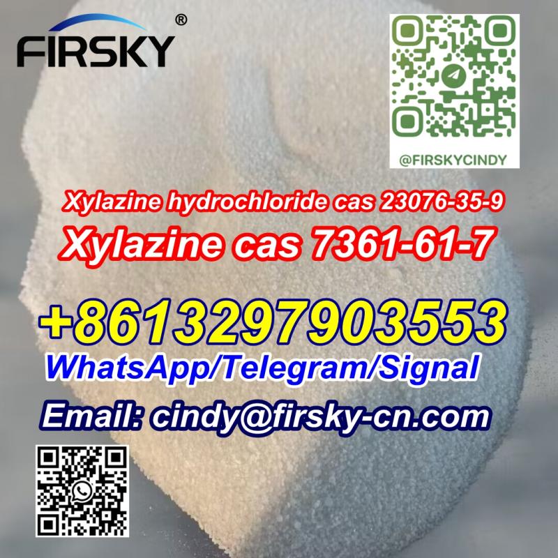 High quality Xylazine hydrochloride cas 23076-35-9 Xylazine cas 7361-61-7 WhatsApp/Telegram/Signal+8613297903553