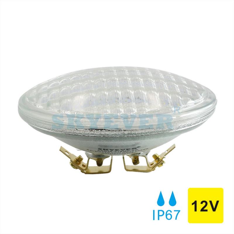 Glass LED PAR36 Lamp Bulb Flood 6W/9W/12W AC/DC 12V IP67 Waterproof