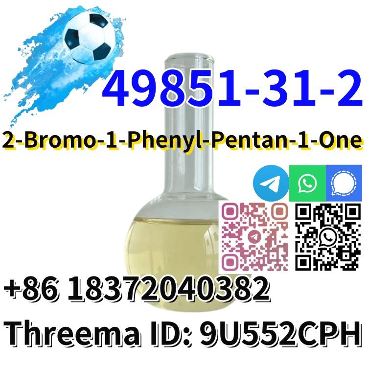 Buy 2-Bromo-1-Phenyl-Pentan-1-One Yellow Liquid cas49851-31-2 high quality 