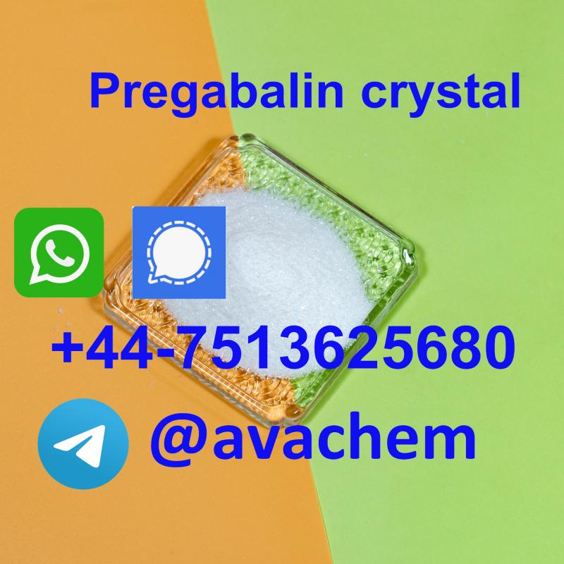 Pure pregabalin crystal powder 148553-50-8 large stock,Whatsapp/Singal:+44-7513625680,Telegram:@avachem