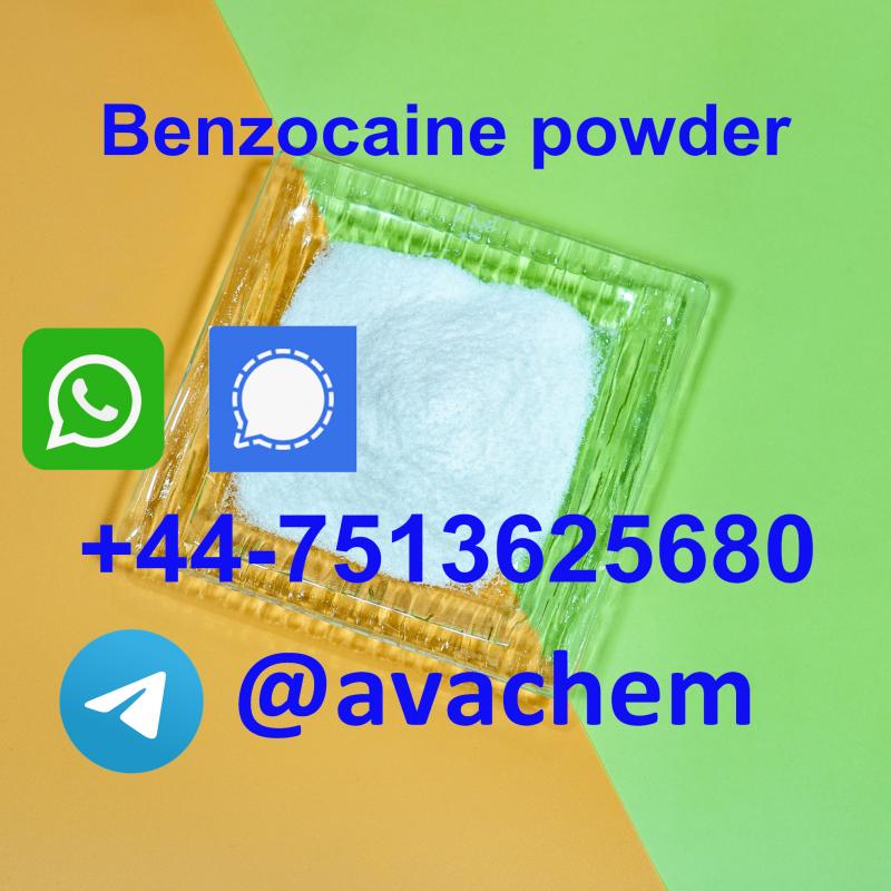 Benzocaine crystal powder 40 or 200 mesh benzocaine supplier,Whatsapp/Singal:+44-7513625680,Telegram:@avachem 