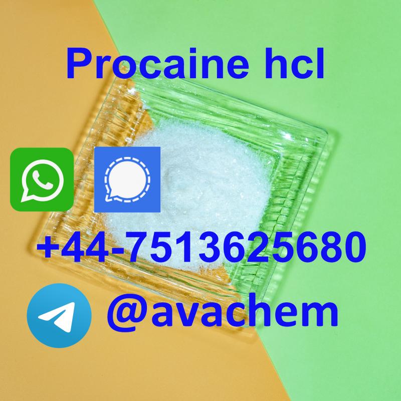 Procaine hcl procaine crystal procaine supplier,Whatsapp/Singal:+44-7513625680,Telegram:@avachem 