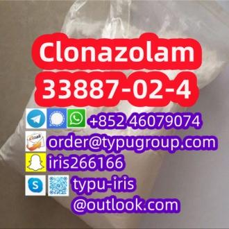 Clonazolam cas 33887-02-4 low sale price huge stock Telegram?+852 46079074