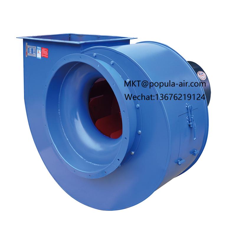 HCF-I-4.0A-4KW with volume 4660-8756CMH pressure 2035-1178Pa POPULA Centrifugal Single Board Rear Ti