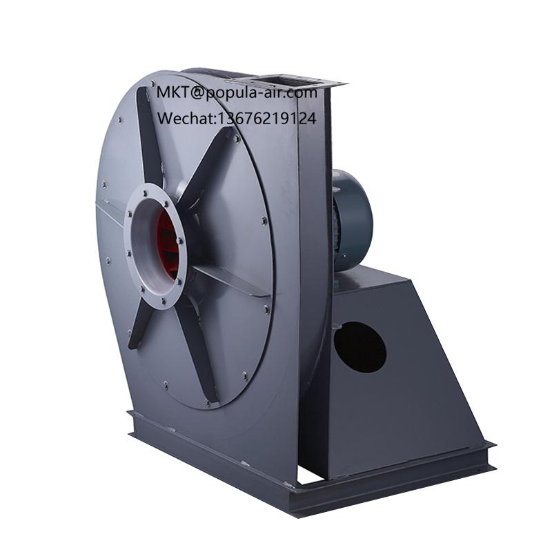 9-12-5A-5.5KW with volume 1000-2680CMH pressure 4800-3239Pa POPULA High Pressure Centrifugal Fan