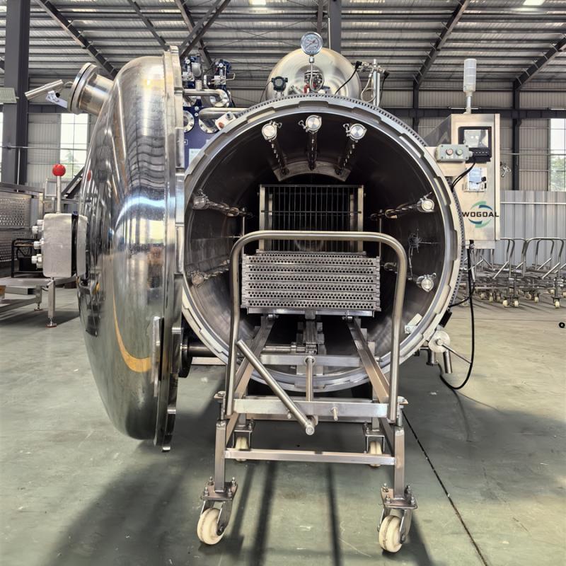 Glass Bottle Bird Nest Retort Autoclave Sterilization Machine