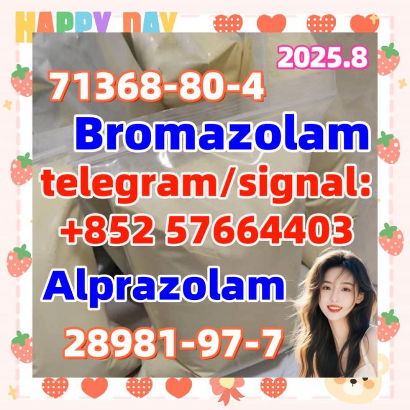 alprazolam 28981-97-7 bromazolam 71368-80-4 Etizolam 40054-69-1 free sample 