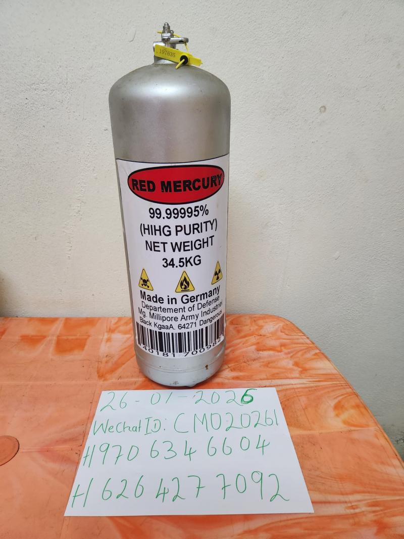 Buy Red Liquid Mercury 20/20 99.9995% For Sale