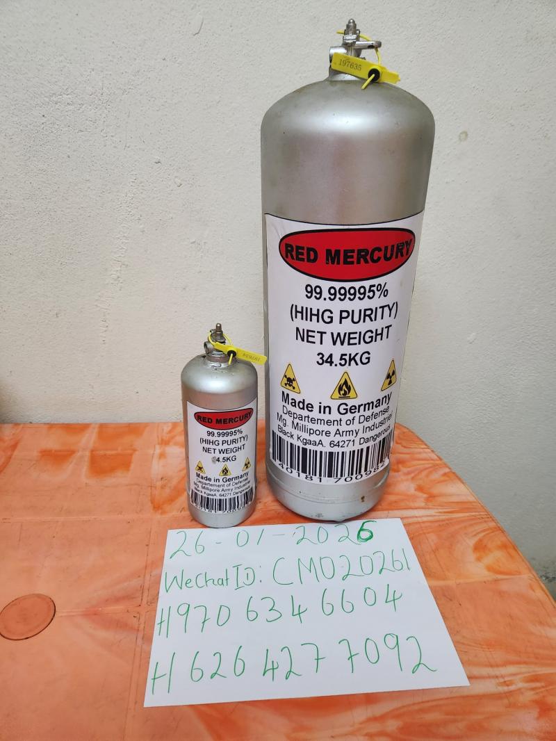 99.99% Pure Red liquid mercury for sale from USA. Wholesale & retail