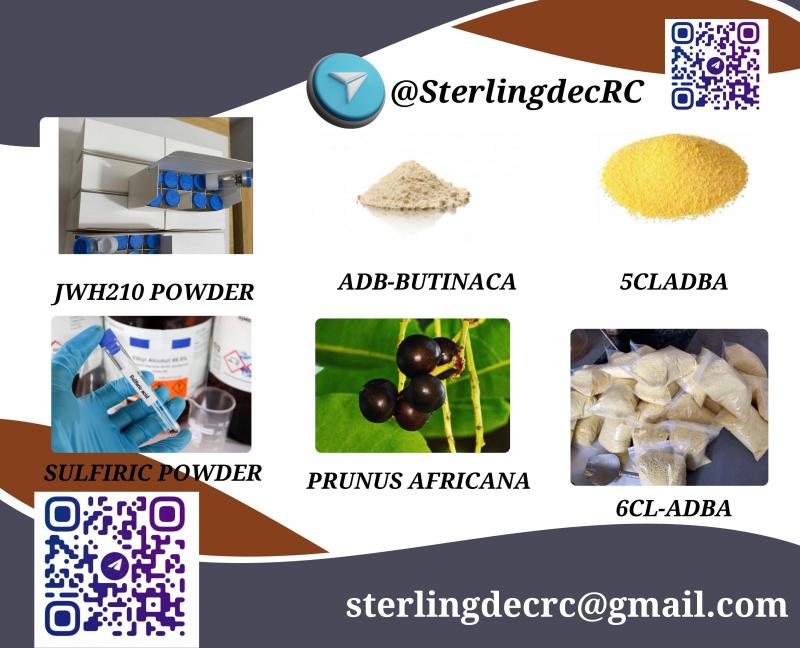 Buy 6CL-ADBA, JWH210 Powder, ADB-Butinaca, 5CLADBA, Sulfuric Powder, Prunus Africana